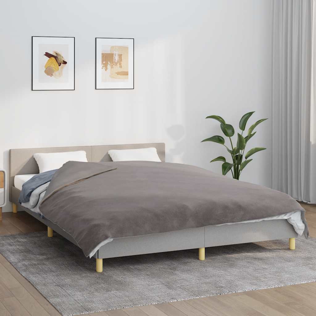 JUNG Vida Gewichtsdecke mit Bezug Grau 200x200 cm 9 kg Stoff