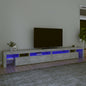 JUNG Vida TV-Schrank mit LED-Leuchten Betongrau 290x36,5x40 cm