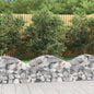 JUNG Vida Gabione mit Hochbogen 100x30x40/60 cm Verzinktes Eisen