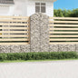 JUNG Vida Gabione mit Hochbogen 100x30x220/240 cm Verzinktes Eisen