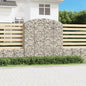 JUNG Vida Gabione mit Hochbogen 200x30x200/220 cm Verzinktes Eisen