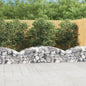 JUNG Vida Gabione mit Hochbogen 200x50x40/60 cm Verzinktes Eisen