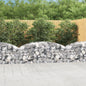 JUNG Vida Gabione mit Hochbogen 200x50x60/80 cm Verzinktes Eisen