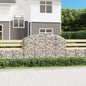 JUNG Vida Gabione mit Hochbogen 200x50x120/140 cm Verzinktes Eisen