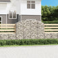 JUNG Vida Gabione mit Hochbogen 200x50x140/160 cm Verzinktes Eisen