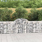 JUNG Vida Gabione mit Hochbogen 200x30x80/100 cm Verzinktes Eisen