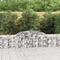 JUNG Vida Gabione mit Hochbogen 300x30x60/80 cm Verzinktes Eisen