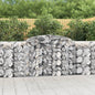 JUNG Vida Gabione mit Hochbogen 300x50x100/120 cm Verzinktes Eisen