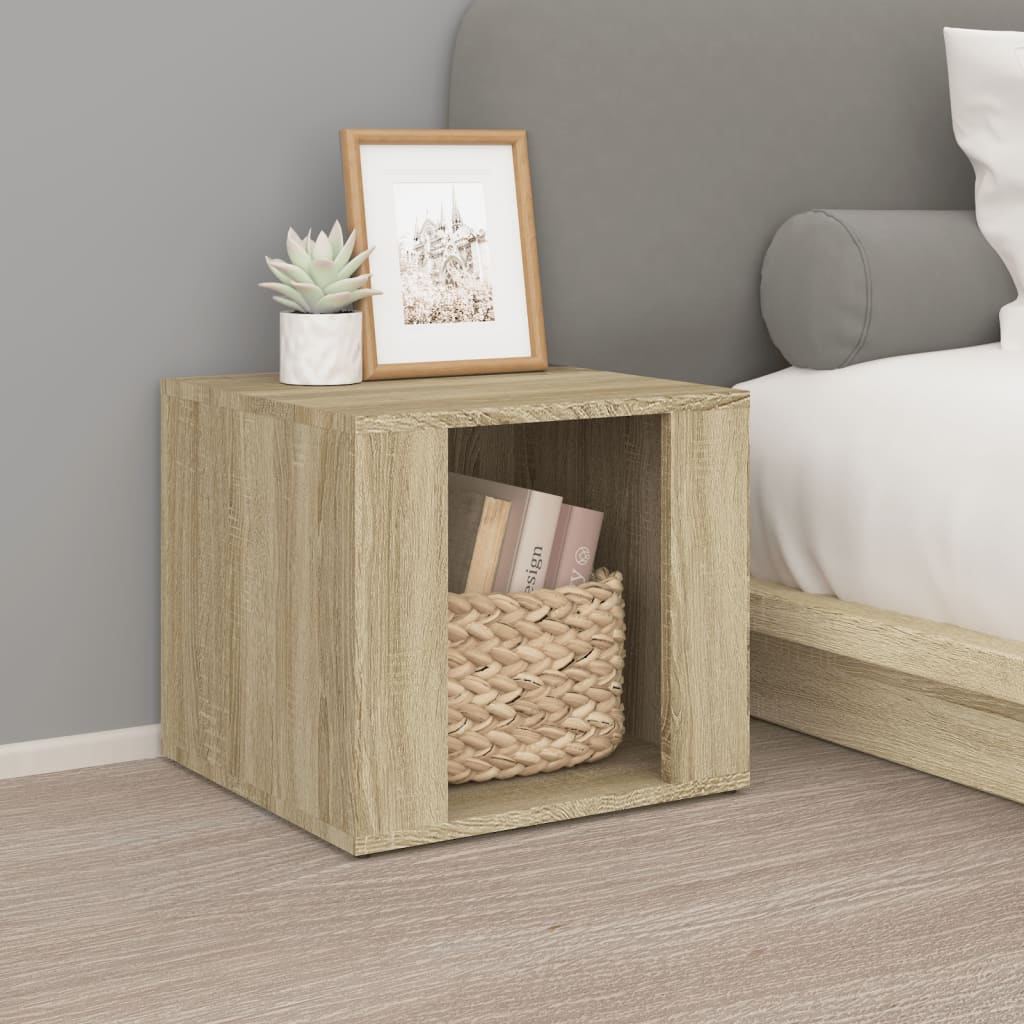 JUNG Vida Nachttisch Sonoma-Eiche 41x40x36 cm Holzwerkstoff