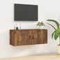 JUNG Vida TV-Wandschrank Räuchereiche 100x34,5x40 cm