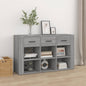 JUNG Vida Sideboard Grau Sonoma 100x30x59,5 cm Holzwerkstoff