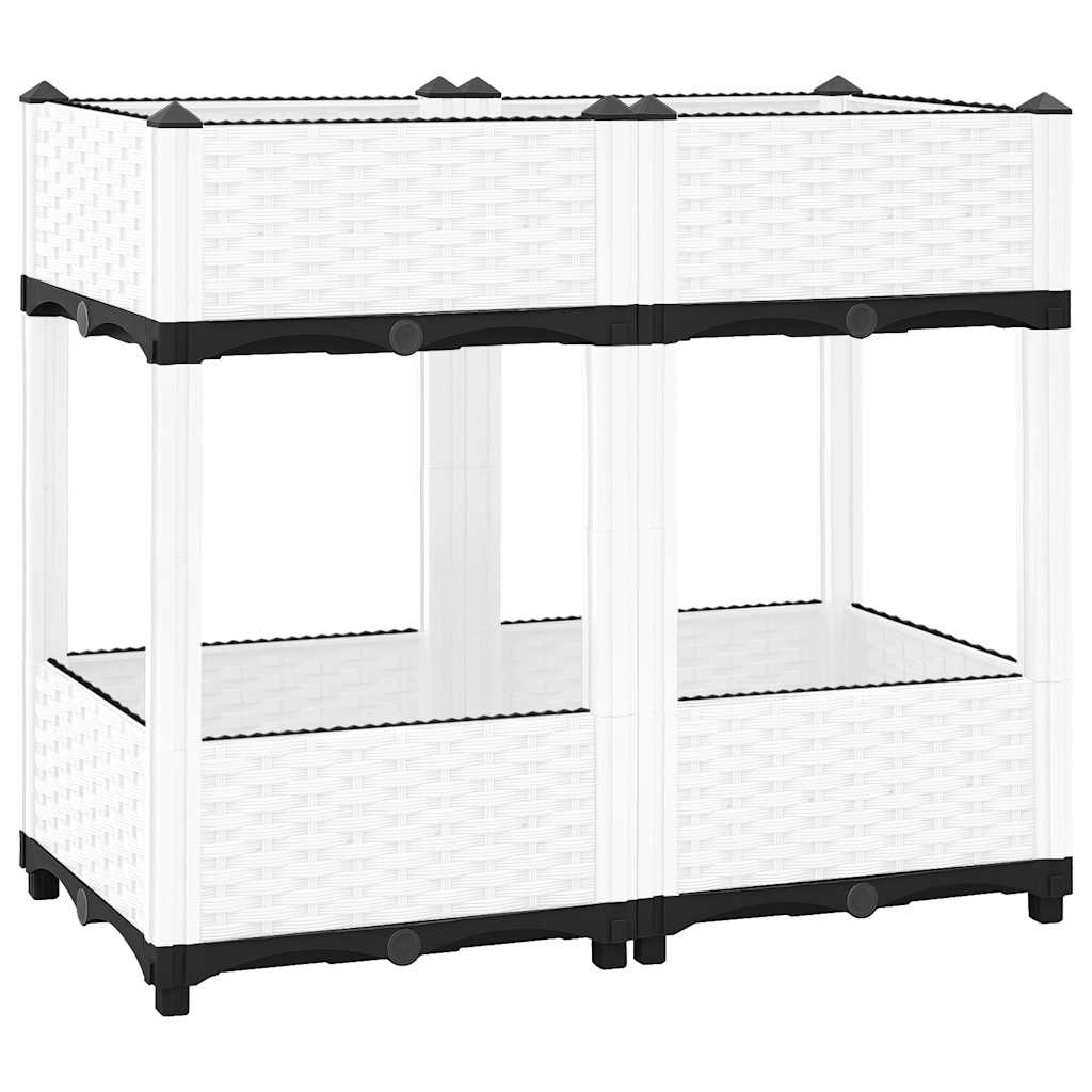 JUNG Vida Hochbeet 80x40x71 cm Polypropylen