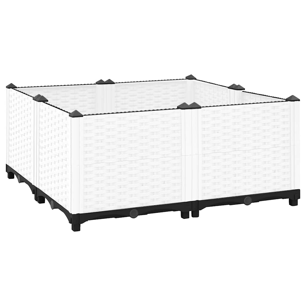 JUNG Vida Hochbeet 80x80x38 cm Polypropylen