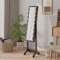 JUNG Vida Standspiegel mit LED Schwarz 34x37x146 cm