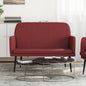 JUNG Vida Sitzbank Weinrot 107x80x81 cm Kunstleder