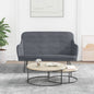 JUNG Vida Sitzbank Dunkelgrau 110x76x80 cm Samt