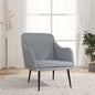 JUNG Vida Sessel Hellgrau 63x76x80 cm Stoff