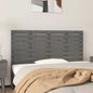 JUNG Vida Wand-Kopfteil Grau 141x3x63 cm Massivholz Kiefer