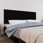 JUNG Vida Wand-Kopfteil Schwarz 185x3x60 cm Massivholz Kiefer