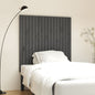 JUNG Vida Wand-Kopfteil Grau 108x3x110 cm Massivholz Kiefer