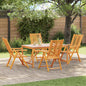 JUNG Vida Garten Essgruppe 5 pcs Braun Massivholz Akazie