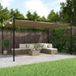JUNG Vida Pergola mit Schiebedach Taupe 395x292x230 cm