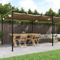JUNG Vida Pergola mit Schiebedach Taupe 589x292x230 cm