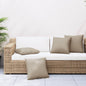 JUNG Vida Sofakissen 4 Stk. Taupe 60x60 cm Stoff