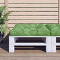 JUNG Vida Palettenkissen Blattmuster 80x80x12 cm Stoff