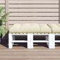 JUNG Vida Palettenkissen Creme 120x80x12 cm Stoff