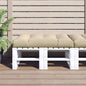 JUNG Vida Palettenkissen Beige 120x80x12 cm Stoff