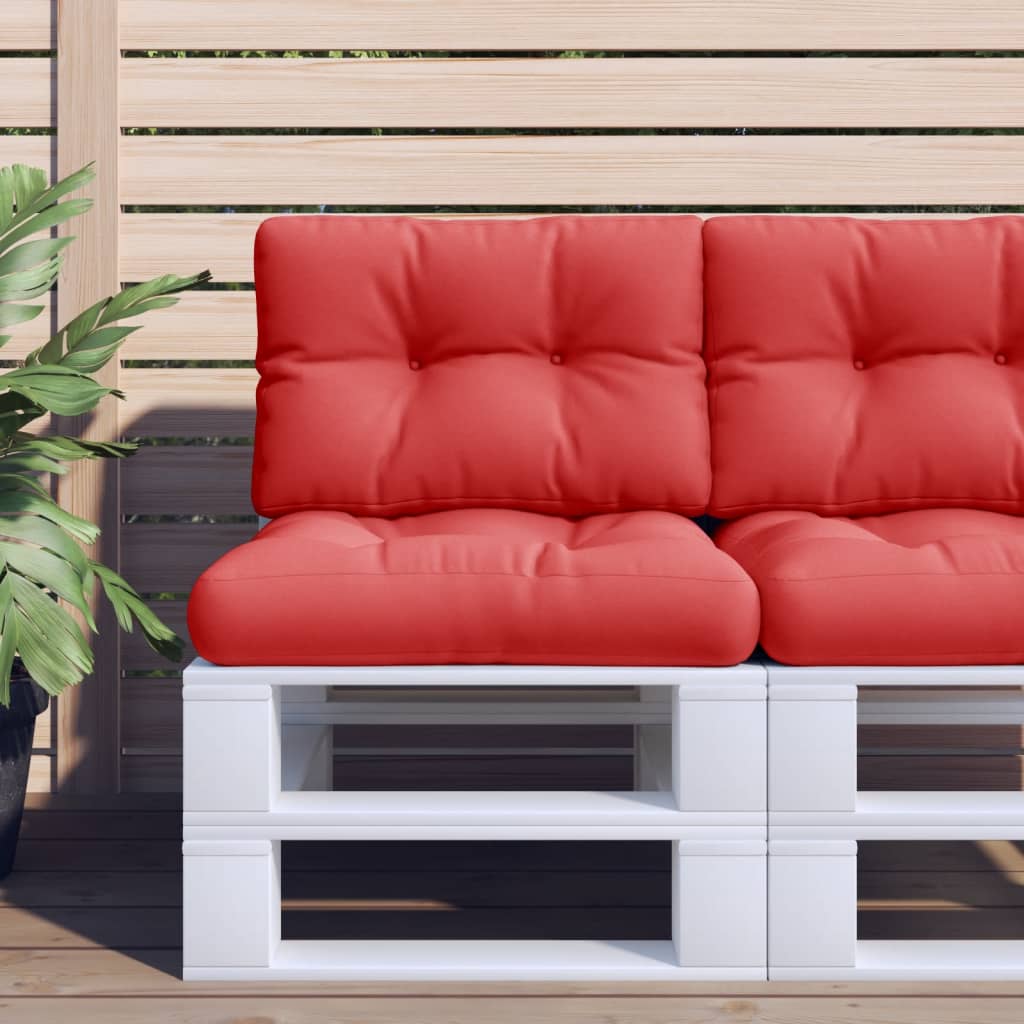 JUNG Vida Palettenkissen Rot 50x40x12 cm Stoff