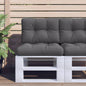 JUNG Vida Palettenkissen Anthrazit 60x40x12 cm Stoff