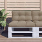 JUNG Vida Palettenkissen Taupe 80x40x12 cm Stoff