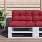 JUNG Vida Palettenkissen Weinrot 80x40x12 cm Stoff