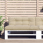 JUNG Vida Palettenkissen Beige 120x40x12 cm Stoff