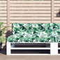 JUNG Vida Palettenkissen Blattmuster 120x40x12 cm Stoff