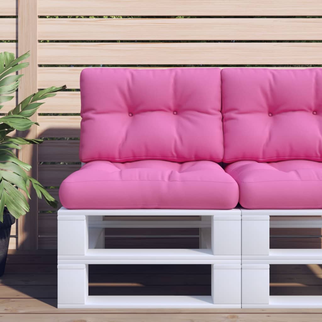 JUNG Vida Palettenkissen 2-tlg. Rosa Stoff