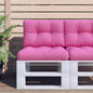 JUNG Vida Palettenkissen 2-tlg. Rosa Stoff