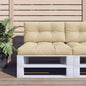 JUNG Vida Palettenkissen 2-tlg. Beige Stoff