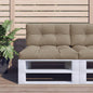 JUNG Vida Palettenkissen 2-tlg. Taupe Stoff