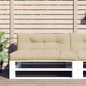 JUNG Vida Palettenkissen 2-tlg. Beige Stoff