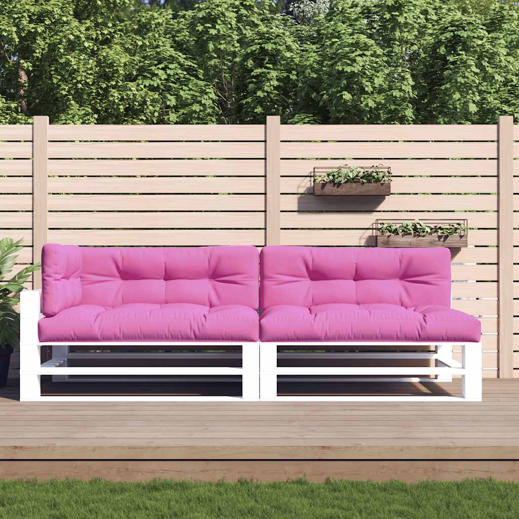 JUNG Vida Palettenkissen 5-tlg. Rosa Stoff