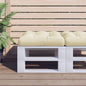 JUNG Vida Palettenkissen Creme 60x61,5x10 cm Stoff