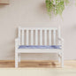 JUNG Vida Gartenbank-Auflage Blau&Weiß Gestreift 100x50x4cm Oxford-Gewebe