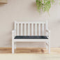 JUNG Vida Gartenbank-Auflage Schwarz Karomuster 120x50x4 cm Oxford-Gewebe