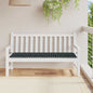 JUNG Vida Gartenbank-Auflage Schwarz Karomuster 150x50x4 cm Oxford-Gewebe