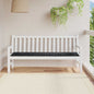JUNG Vida Bankpolster Schwarz kariert 150 x 50 x 3 cm Oxford-Stoff