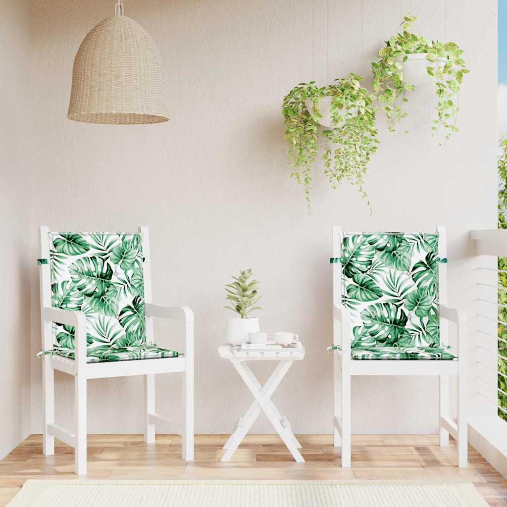 JUNG Vida Rückenstützkissen Blatt 2 pcs Blattmuster 100 x 50 x 3 cm