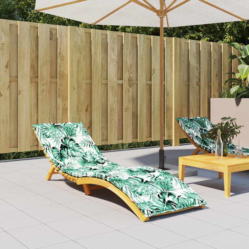 JUNG Vida Liege-Kissen Blatt Blattmuster 200 x 70 x 3 cm Oxford-Stoff